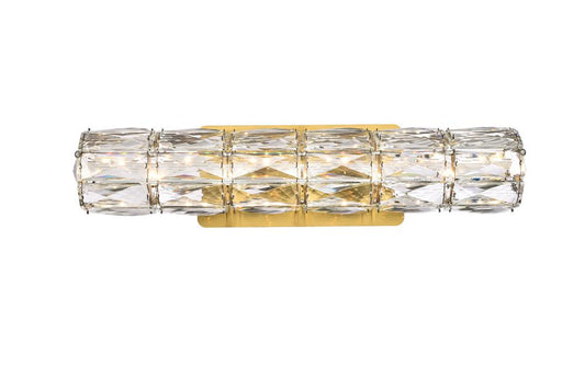 Elegant Furniture & Lighting - Valetta 18 inch LED linear wall sconce in gold - 3501W18G veiw 1
