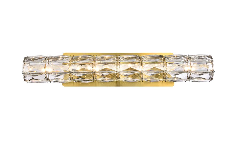 Elegant Furniture & Lighting - Valetta 24 inch LED linear wall sconce in gold - 3501W24G veiw 1