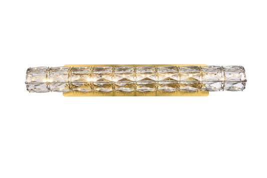 Elegant Furniture & Lighting - Valetta 30 inch LED linear wall sconce in gold - 3501W30G veiw 1