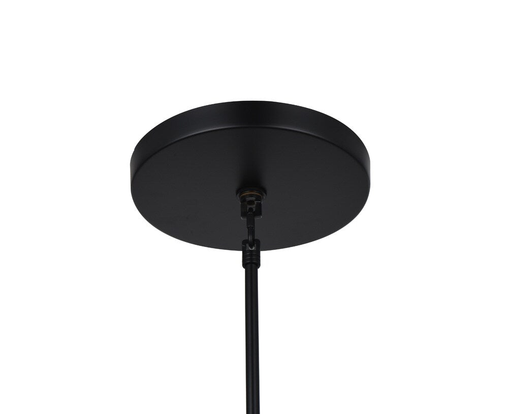 Elegant Furniture & Lighting - Vera 48 inch three tiers crystal starburst chandelier in black - 2500G48L3BK veiw 9