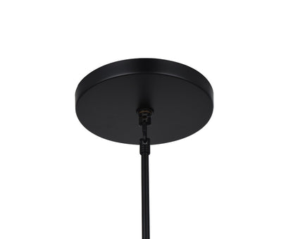 Elegant Furniture & Lighting - Vera 50 inch three tiers crystal starburst chandelier in black - 2500G50L3BK veiw 8