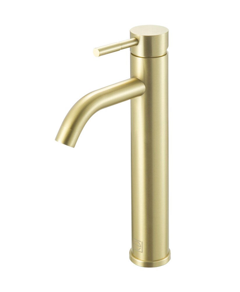 Elegant Furniture & Lighting - Victor Single Hole Single Handle Bathroom Faucet in Brushed Gold - FAV-1007BGD veiw 1