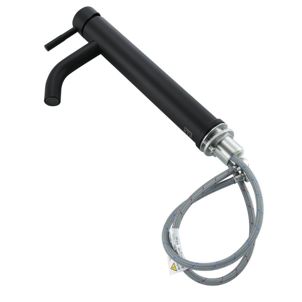 Elegant Furniture & Lighting - Victor Single Hole Single Handle Bathroom Faucet in Matte Black - FAV-1007MBK veiw 7