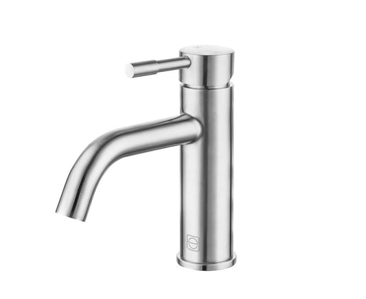 Elegant Furniture & Lighting - Victor Single Hole Single Handle Bathroom Faucet in Brushed Nickel - FAV-1006BNK veiw 1