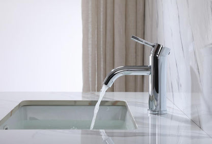 Elegant Furniture & Lighting - Victor Single Hole Single Handle Bathroom Faucet in Chrome - FAV-1006PCH veiw 5