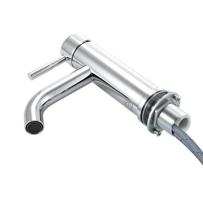 Elegant Furniture & Lighting - Victor Single Hole Single Handle Bathroom Faucet in Chrome - FAV-1006PCH veiw 7