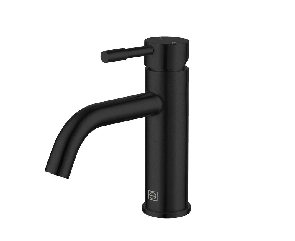 Elegant Furniture & Lighting - Victor Single Hole Single Handle Bathroom Faucet in Matte Black - FAV-1006MBK veiw 1
