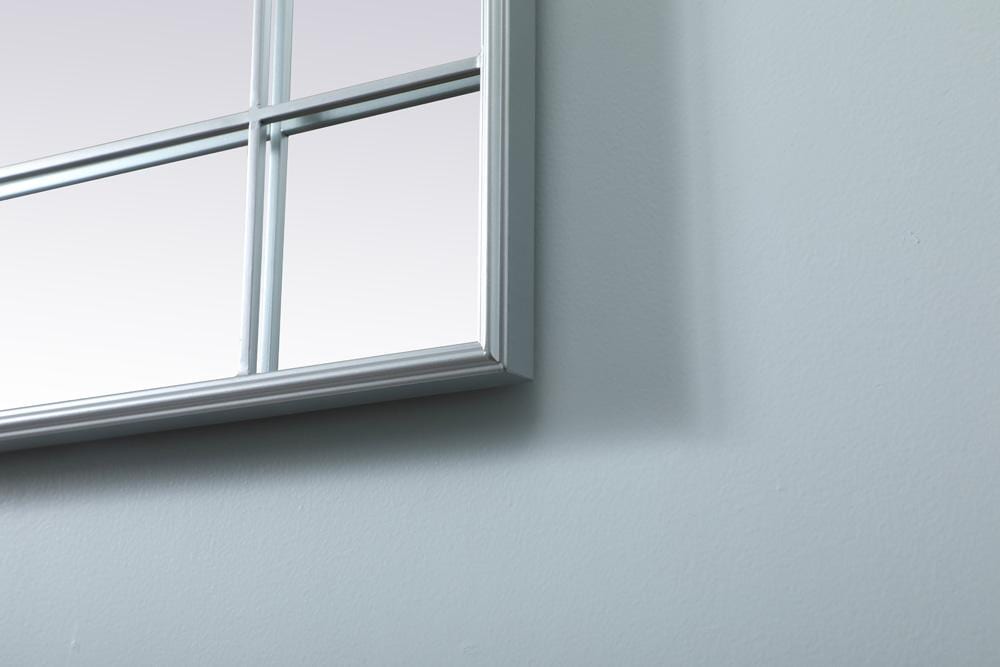 Elegant Furniture & Lighting - Viola French Panel Full Length Mirror 30x70 Inch In Silver - MR3FL3070SIL veiw 5
