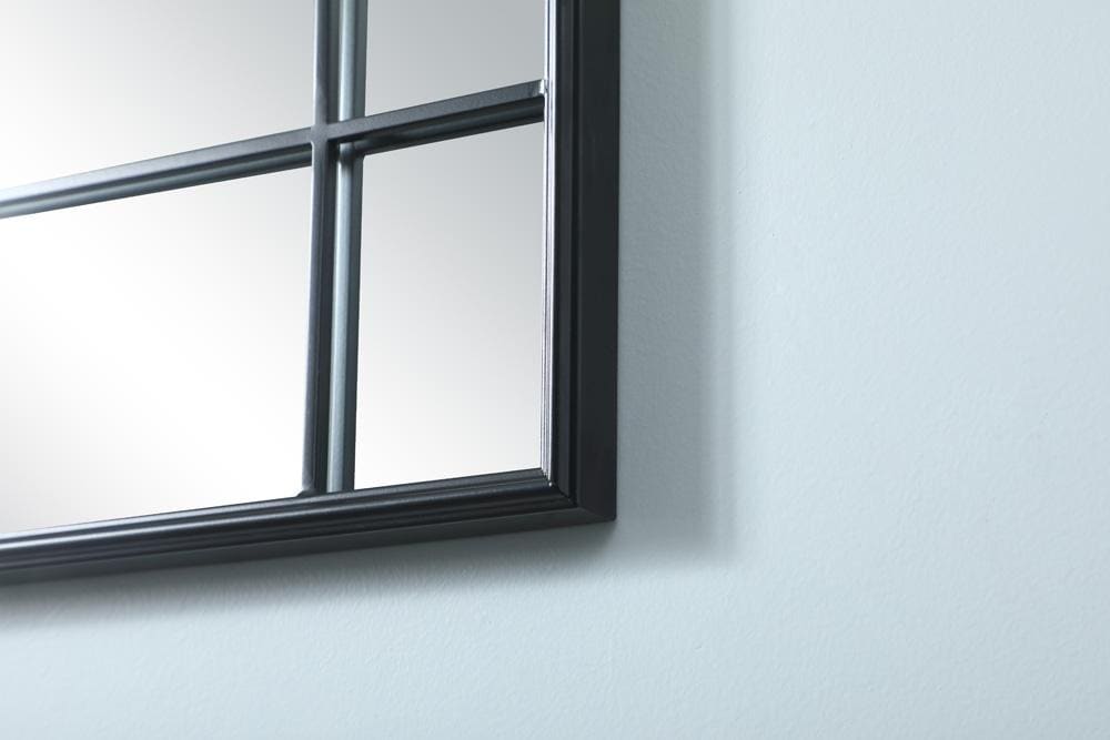 Elegant Furniture & Lighting - Viola French Panel Wall Mirror 30x40 Inch In Black - MR3A3040BLK veiw 5