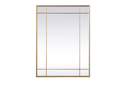Elegant Furniture & Lighting - Viola French Panel Wall Mirror 30x40 Inch In Brass - MR3A3040BRA veiw 1