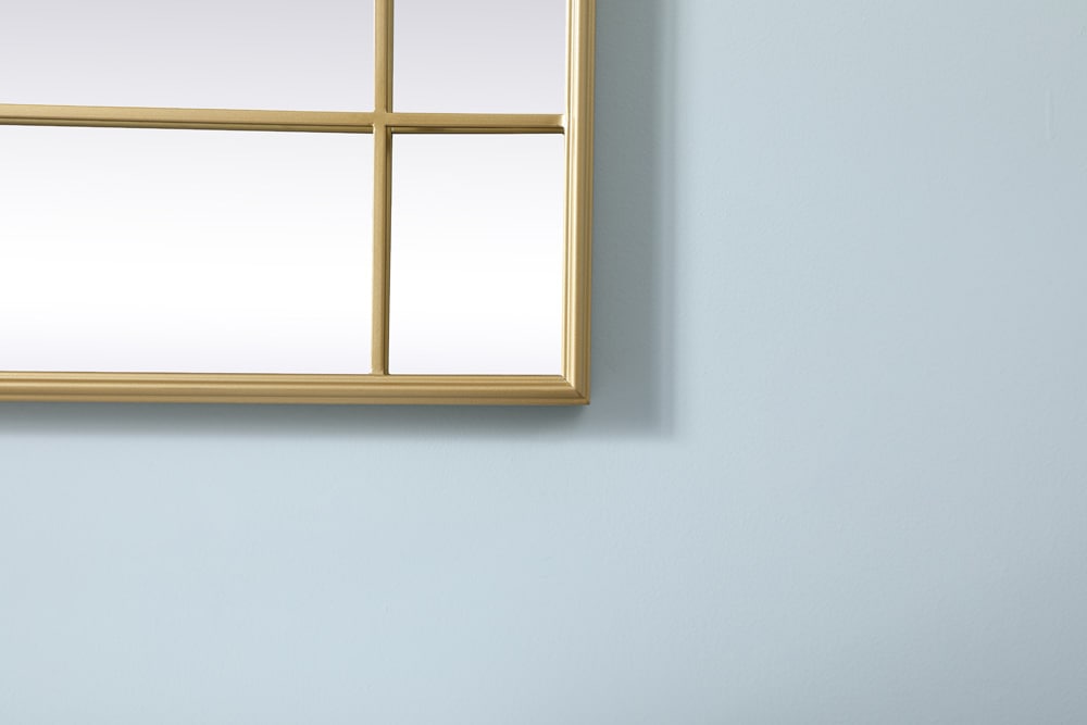 Elegant Furniture & Lighting - Viola French Panel Wall Mirror 30x40 Inch In Brass - MR3A3040BRA veiw 4