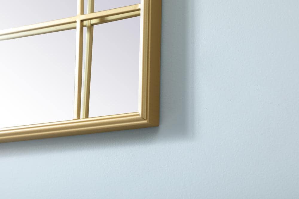 Elegant Furniture & Lighting - Viola French Panel Wall Mirror 30x40 Inch In Brass - MR3A3040BRA veiw 5