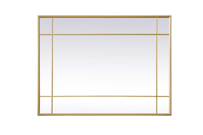 Elegant Furniture & Lighting - Viola French Panel Wall Mirror 30x40 Inch In Brass - MR3A3040BRA veiw 7