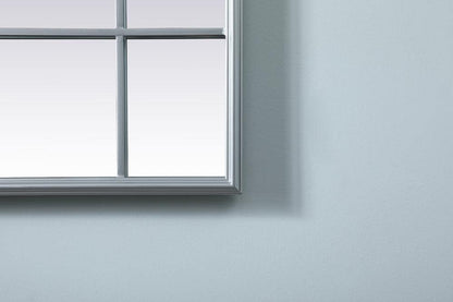 Elegant Furniture & Lighting - Viola French Panel Wall Mirror 30x40 Inch In Silver - MR3A3040SIL veiw 4