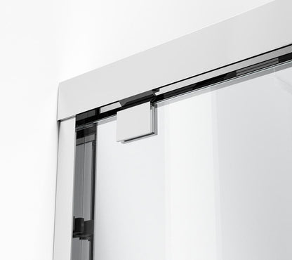 Elegant Furniture & Lighting - Warren Semi-frameless shower door 60 x 76 Polished Chrome - SD303-6076PCH veiw 7