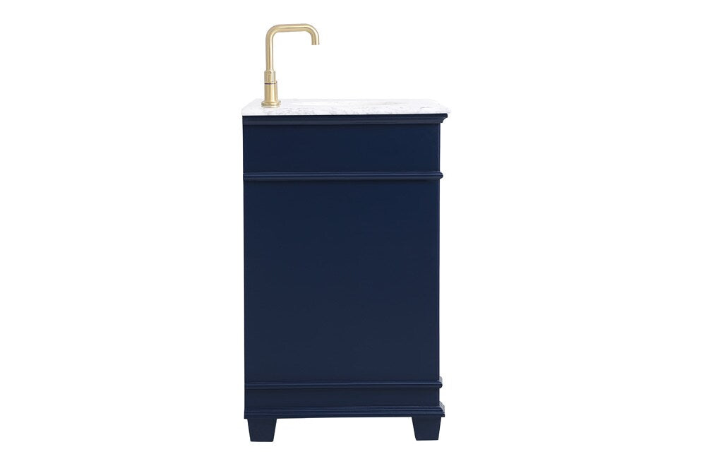 Elegant Furniture & Lighting - Wesley 30 inch Single Bathroom Vanity set in Blue - VF50030BL veiw 7