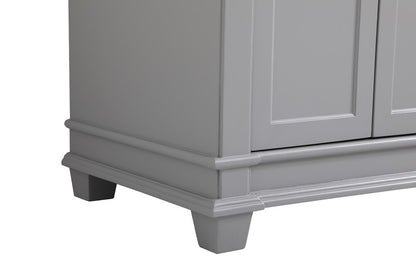 Elegant Furniture & Lighting - Wesley 30 inch Single Bathroom Vanity set in Grey - VF50030GR veiw 5