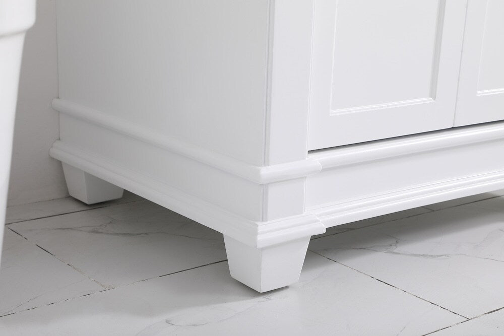 Elegant Furniture & Lighting - Wesley 30 inch Single Bathroom Vanity set in White - VF50030WH veiw 13