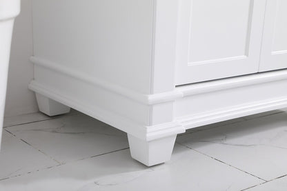 Elegant Furniture & Lighting - Wesley 30 inch Single Bathroom Vanity set in White - VF50030WH veiw 13