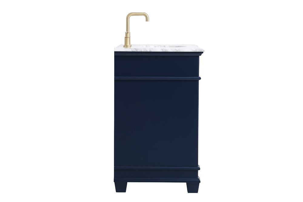 Elegant Furniture & Lighting - Wesley 36 inch Single Bathroom Vanity set in Blue - VF50036BL veiw 7