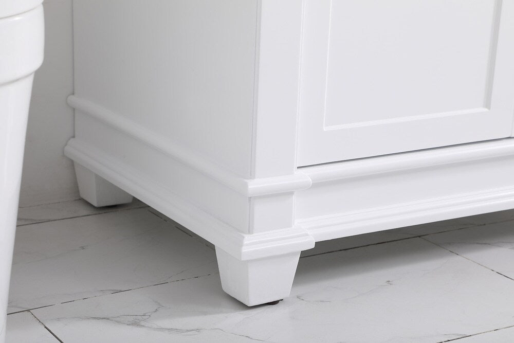 Elegant Furniture & Lighting - Wesley 36 inch Single Bathroom Vanity set in White - VF50036WH veiw 13