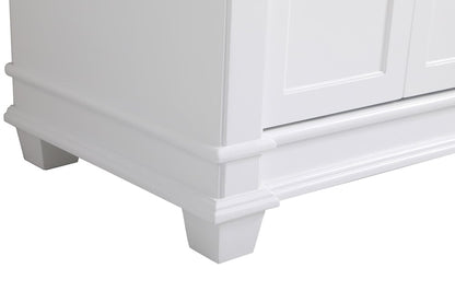Elegant Furniture & Lighting - Wesley 42 inch Single Bathroom Vanity set in White - VF50042WH veiw 5