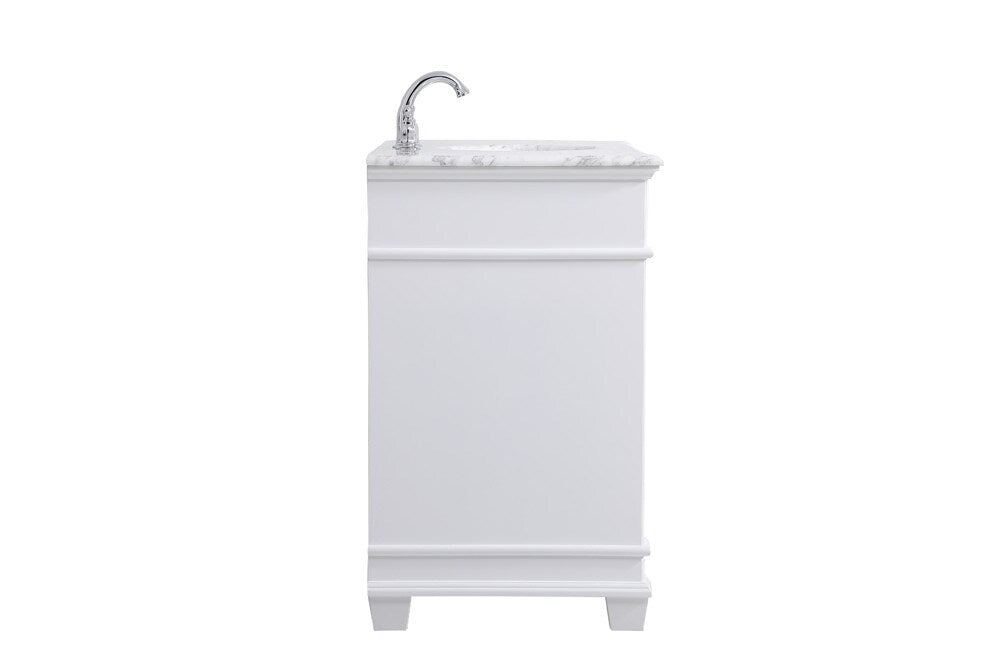 Elegant Furniture & Lighting - Wesley 42 inch Single Bathroom Vanity set in White - VF50042WH veiw 7