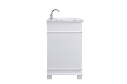 Elegant Furniture & Lighting - Wesley 42 inch Single Bathroom Vanity set in White - VF50042WH veiw 7
