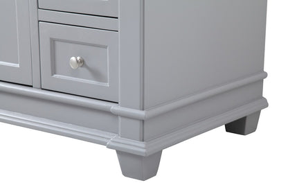 Elegant Furniture & Lighting - Wesley 48 inch Single Bathroom Vanity set in Grey - VF50048GR veiw 5