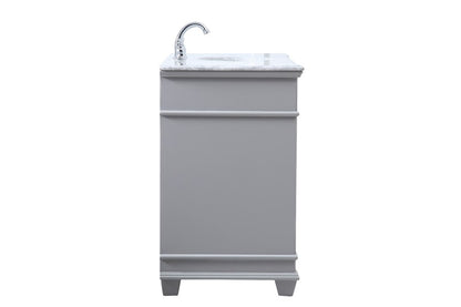 Elegant Furniture & Lighting - Wesley 48 inch Single Bathroom Vanity set in Grey - VF50048GR veiw 7