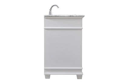 Elegant Furniture & Lighting - Wesley 48 inch Single Bathroom Vanity set in White - VF50048WH veiw 7