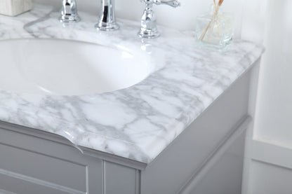 Elegant Furniture & Lighting - Wesley 60 inch Double Bathroom Vanity set in Grey - VF50060DGR veiw 12