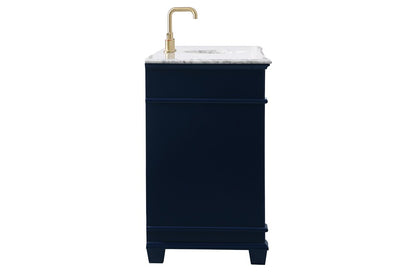 Elegant Furniture & Lighting - Wesley 60 inch Single Bathroom Vanity set in Blue - VF50060BL veiw 7