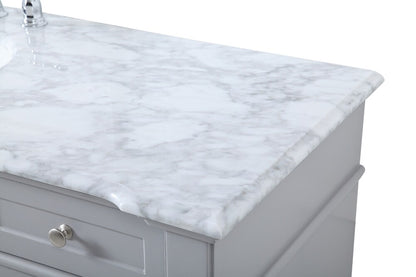 Elegant Furniture & Lighting - Wesley 60 inch Single Bathroom Vanity set in Grey - VF50060GR veiw 4