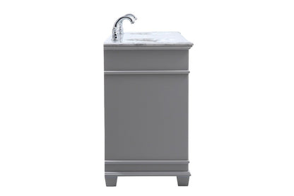 Elegant Furniture & Lighting - Wesley 72 inch Double Bathroom Vanity set in Grey - VF50072DGR veiw 7