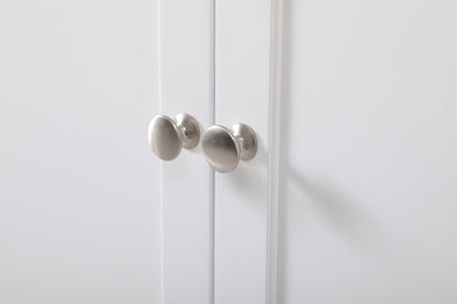 Elegant Furniture & Lighting - Wesley 72 inch Double Bathroom Vanity set in White - VF50072DWH veiw 6