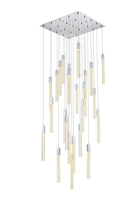 Elegant Furniture & Lighting - Weston 25 lights pendant in chrome - 2066G36C veiw 1