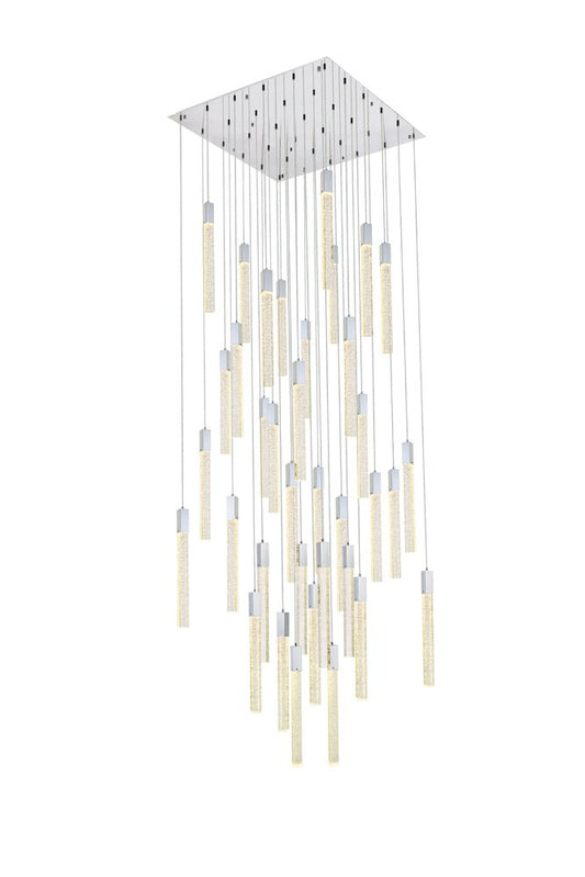 Elegant Furniture & Lighting - Weston 36 lights pendant in chrome - 2066G42C veiw 1