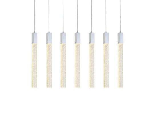 Elegant Furniture & Lighting - Weston 7 lights pendant in chrome - 2066S42C veiw 1