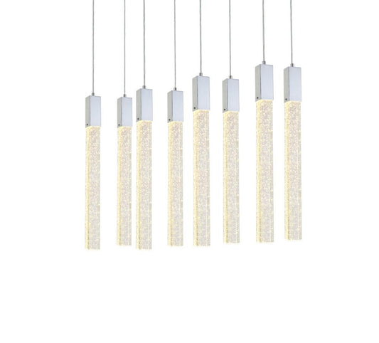 Elegant Furniture & Lighting - Weston 8 lights pendant in chrome - 2066D36C veiw 1