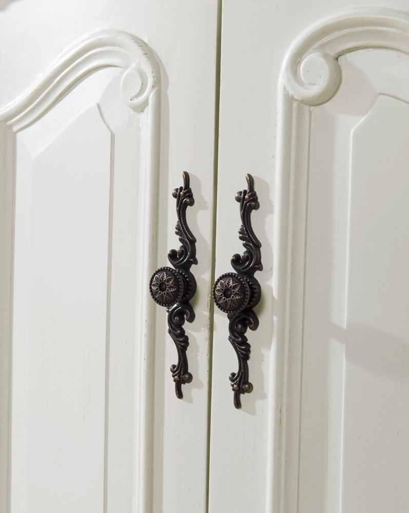 Elegant Furniture & Lighting - Windsor 60 inch Double Bathroom vanity in Antique white with ivory white engineered marble - VF-1049-VW veiw 4