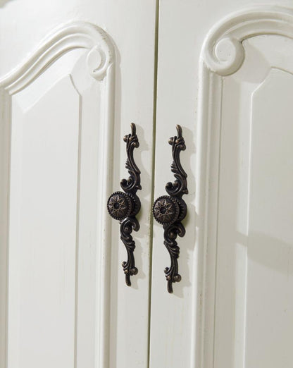 Elegant Furniture & Lighting - Windsor 60 inch Double Bathroom vanity in Antique white with ivory white engineered marble - VF-1049-VW veiw 4