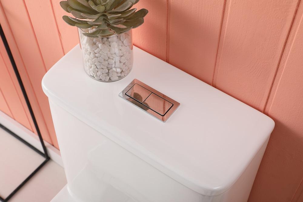 Elegant Furniture & Lighting - Winslet One-piece floor Square Toilet 27x14x31 in White - TOL2003 veiw 7