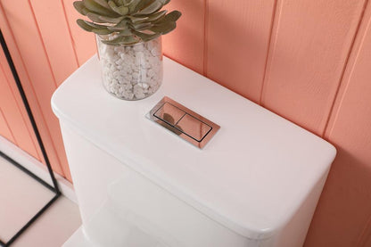 Elegant Furniture & Lighting - Winslet One-piece floor Square Toilet 27x14x31 in White - TOL2003 veiw 7
