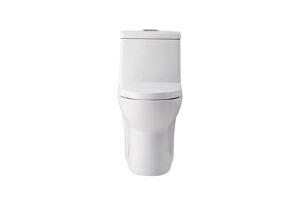Elegant Furniture & Lighting - Winslet One-piece elongated Toilet 28x15x30 in White - TOL2001 veiw 1