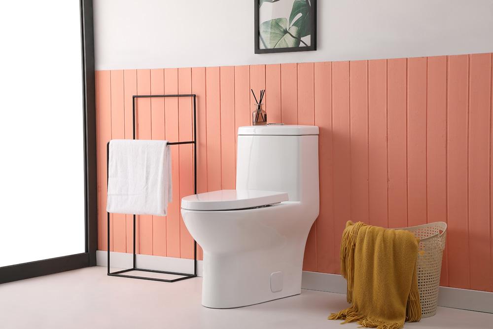 Elegant Furniture & Lighting - Winslet One-piece elongated Toilet 28x15x30 in White - TOL2001 veiw 3