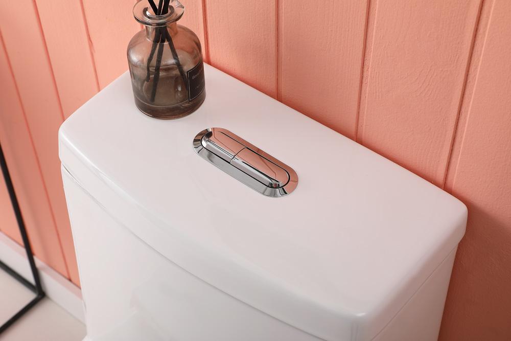 Elegant Furniture & Lighting - Winslet One-piece elongated Toilet 28x15x30 in White - TOL2001 veiw 7