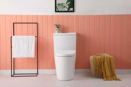 Elegant Furniture & Lighting - Winslet One-piece elongated Toilet 28x16x29 in White - TOL2002 veiw 2