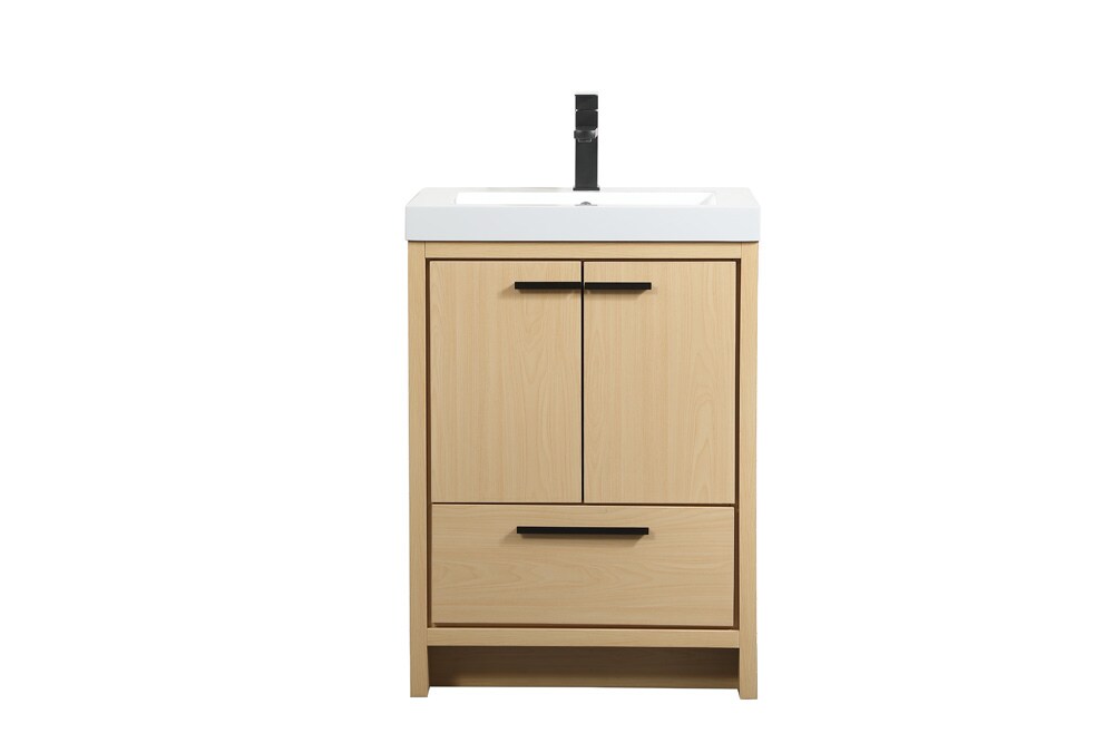 Elegant Furniture & Lighting - Wyatt 24 inch Single bathroom vanity in Maple - VF46024MMP veiw 1