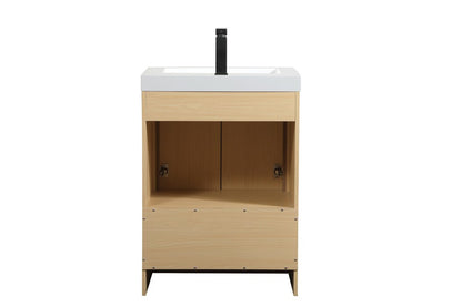 Elegant Furniture & Lighting - Wyatt 24 inch Single bathroom vanity in Maple - VF46024MMP veiw 8